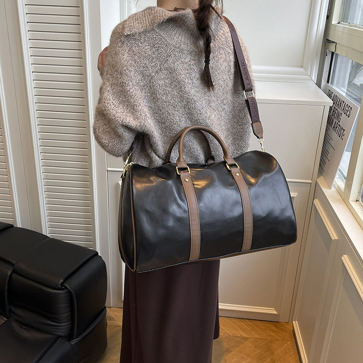 Premium Leather Travel Duffle Bag Kalsten