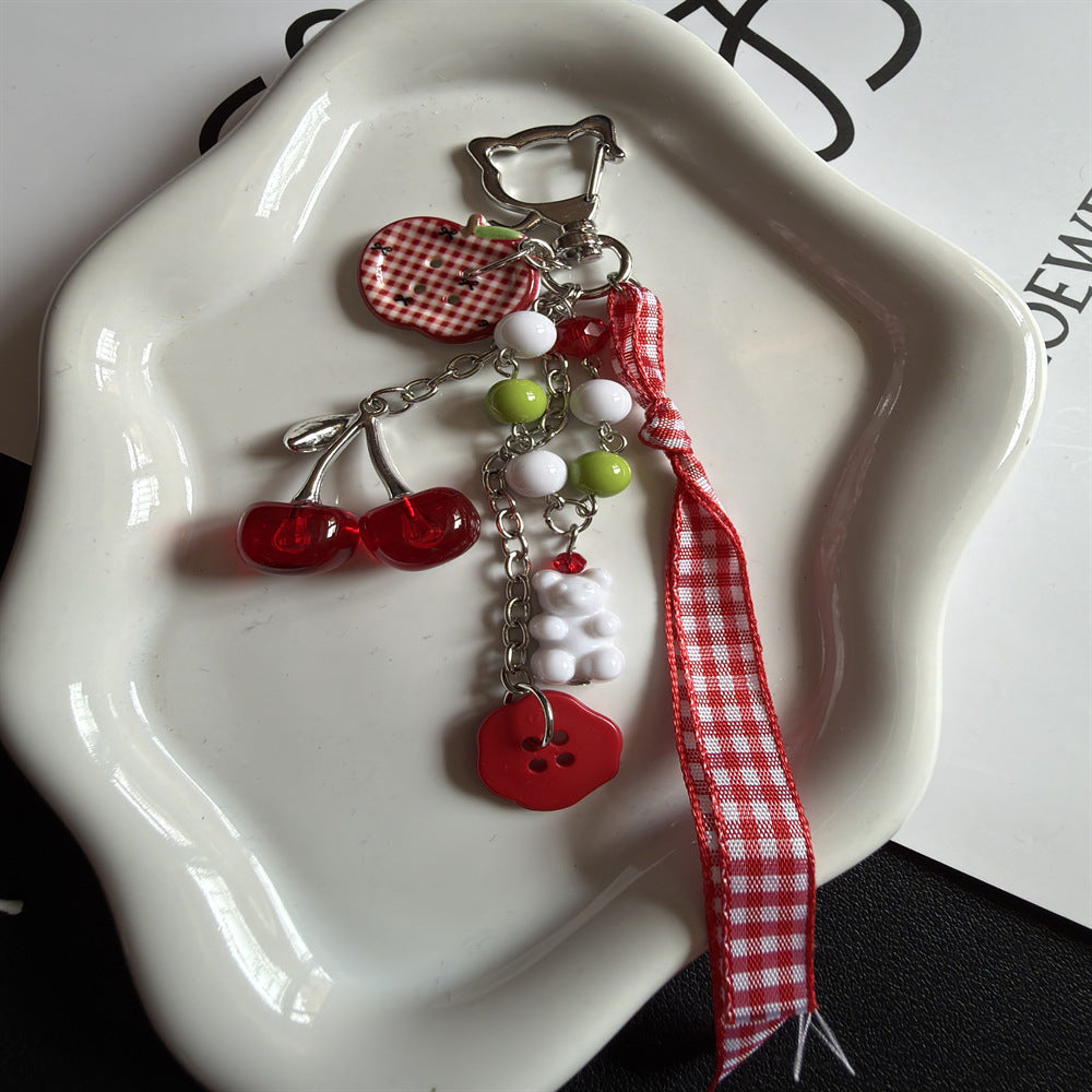 Creative Fruit-Themed Charm Keychain Kalsten