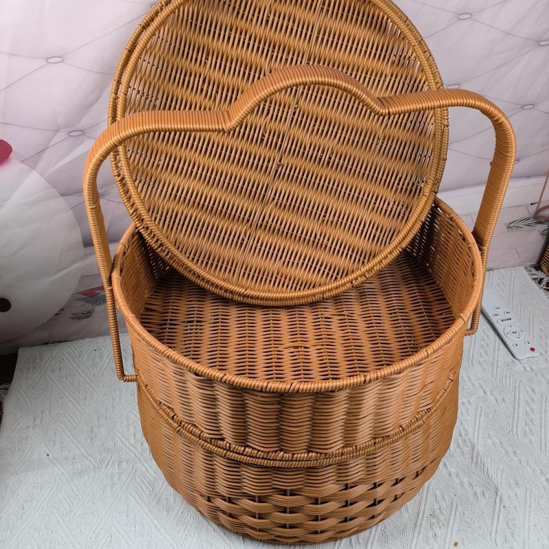 Rustic Handwoven Storage Basket Kalsten