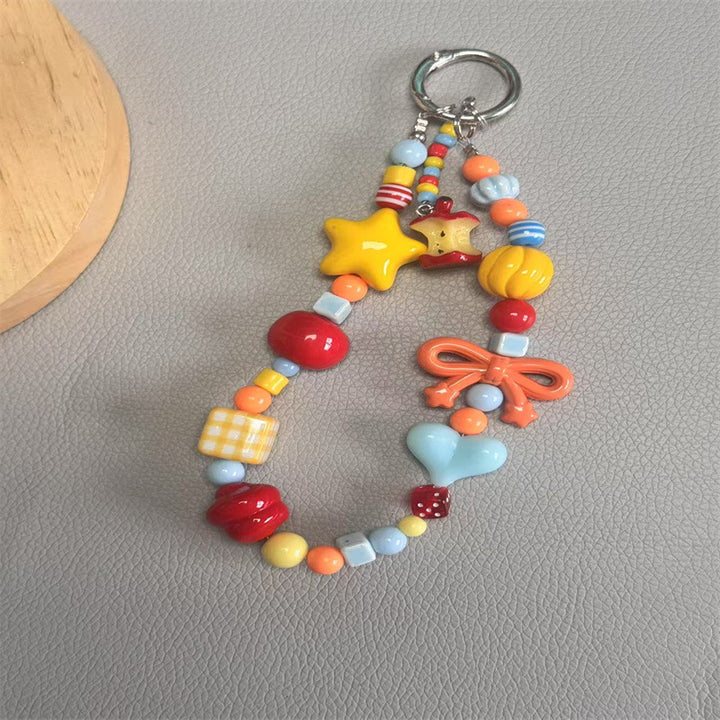 Playful Beaded Charm Keychain Kalsten 1790134757