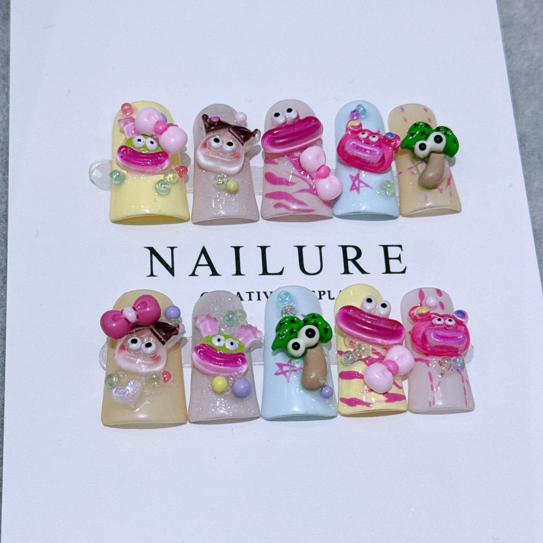 Artistic 3D Nail Art Set