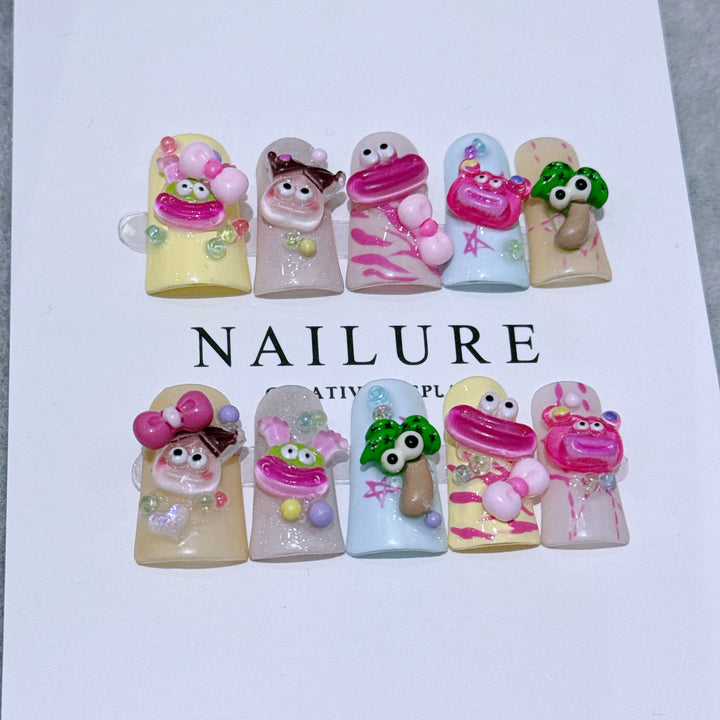 Artistic 3D Nail Art Set