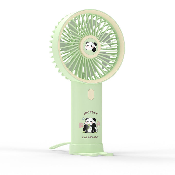 Women Portable Handheld Fan with Cute Panda Design Kalsten