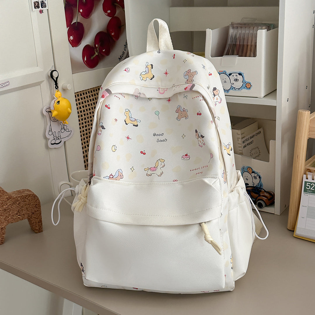 Cute Character Print Backpack Kalsten 1791205506
