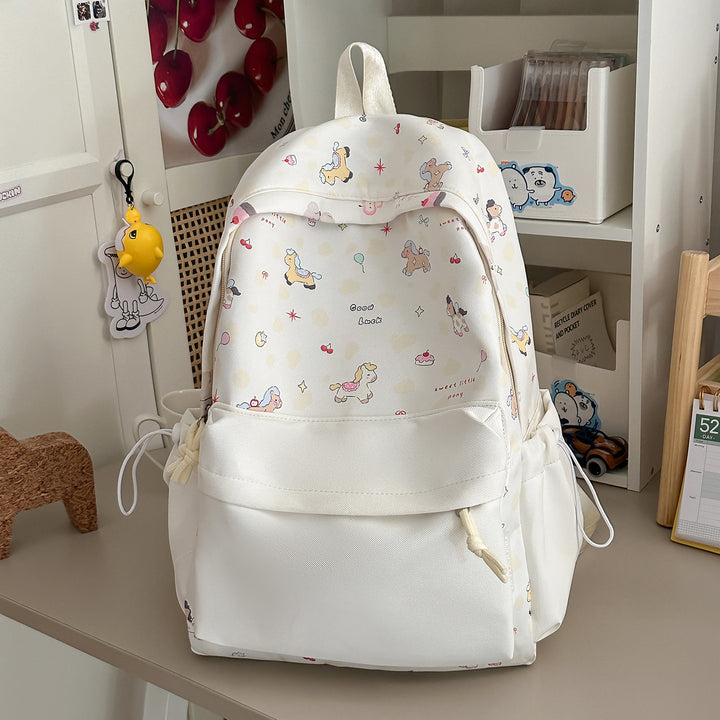 Cute Character Print Backpack Kalsten 1791205506