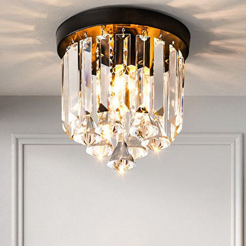Crystal Flush Mount Ceiling Fixture