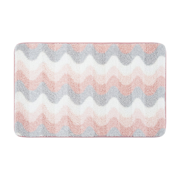 Stylish Wave Pattern Bath Rug Kalsten