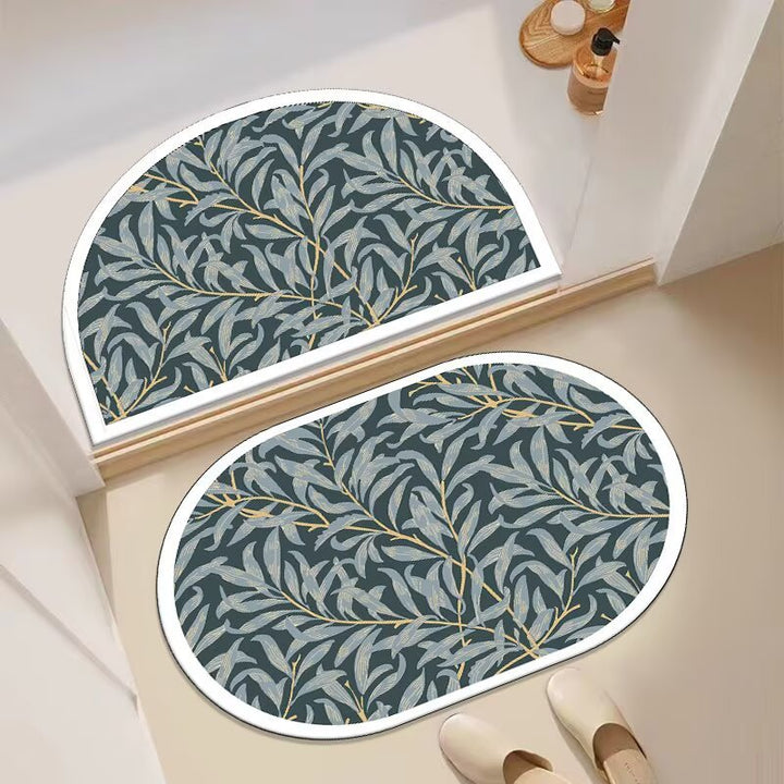 Decorative Floral Entryway Mat Kalsten