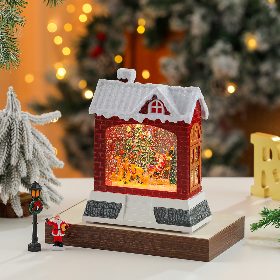 Christmas Village Snow Globe Figurine Kalsten