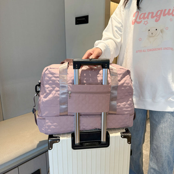 Quilted Travel Weekender Bag
