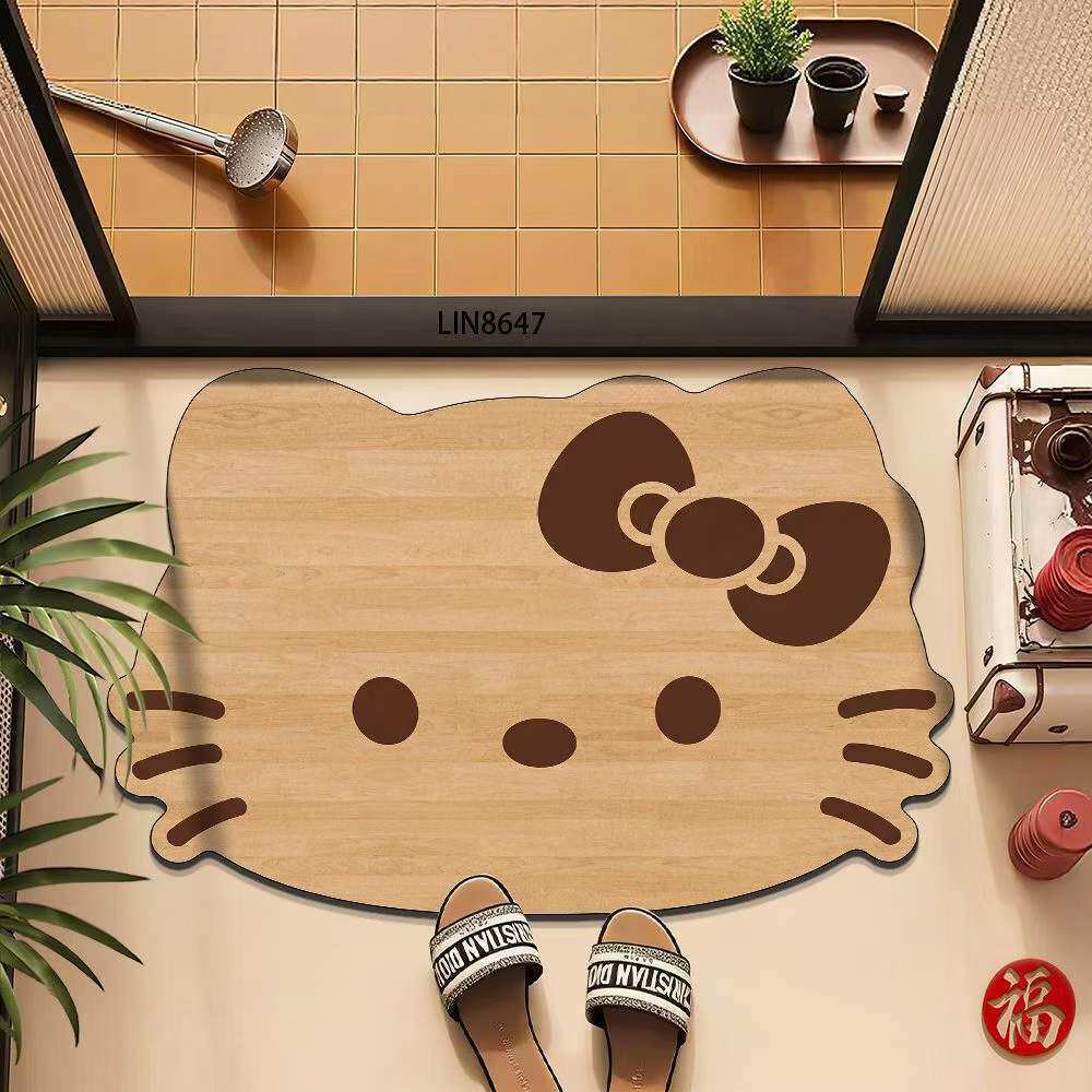 Cute Animal-Themed Bathroom Mat