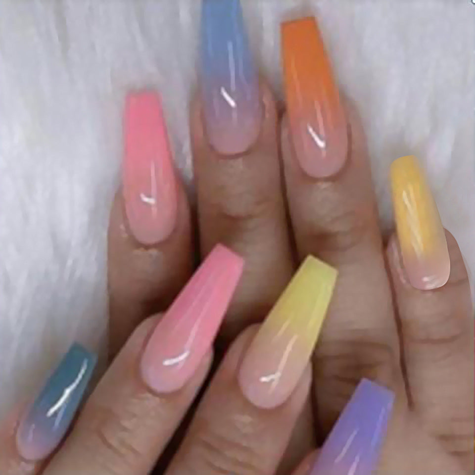 Ombre Stiletto Nail Extensions