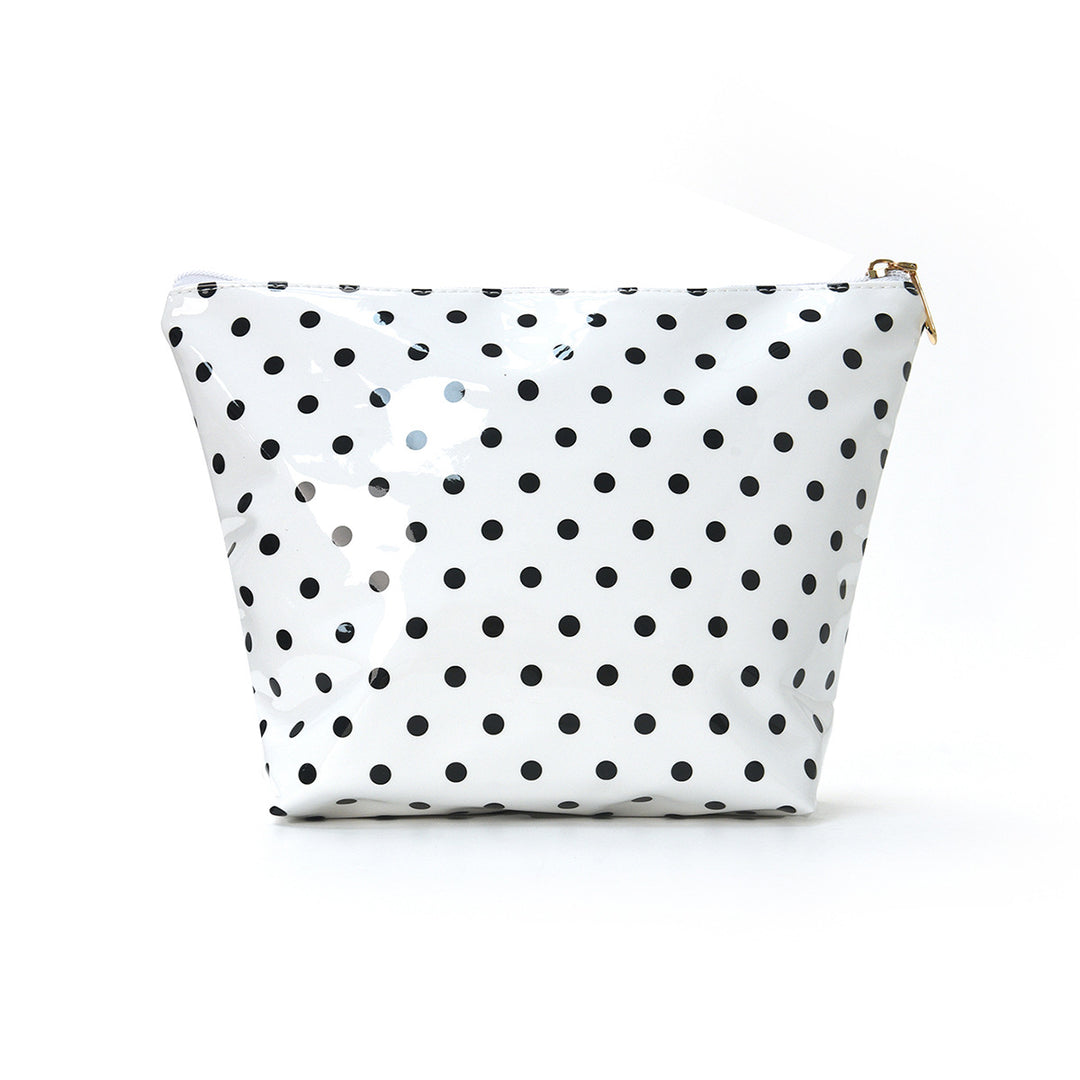 Water-repellent cosmetic bag with polka dot design Kalsten