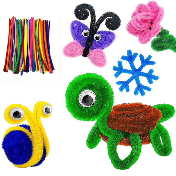 Unisex versatile craft kit with colorful pipe cleaners and googly eyes Kalsten