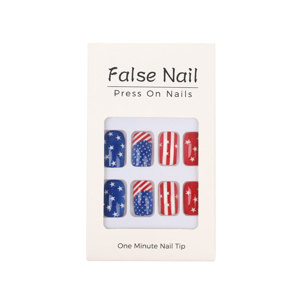 Artificial nails with national design Kalsten
