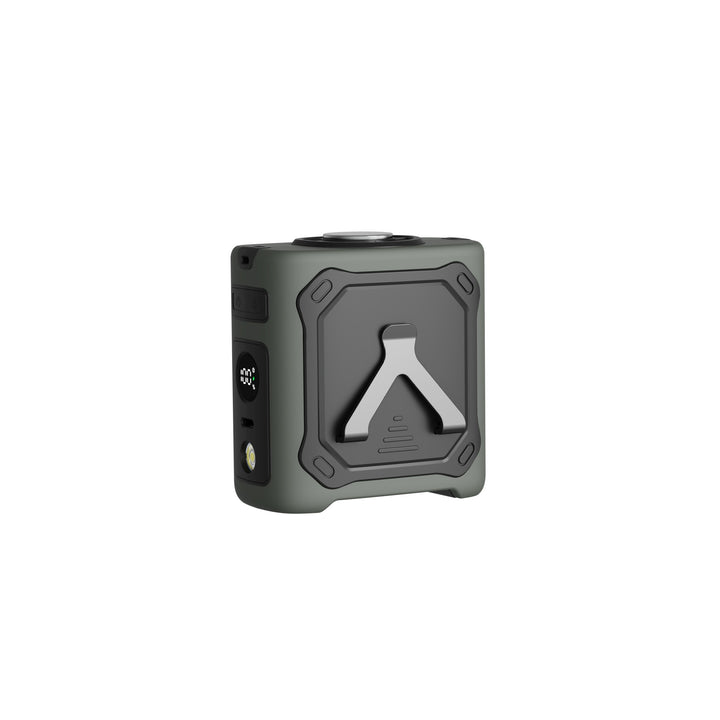 Unisex portable power bank with LED flashlight, SOS mode, folding stand, and digital battery display Kalsten