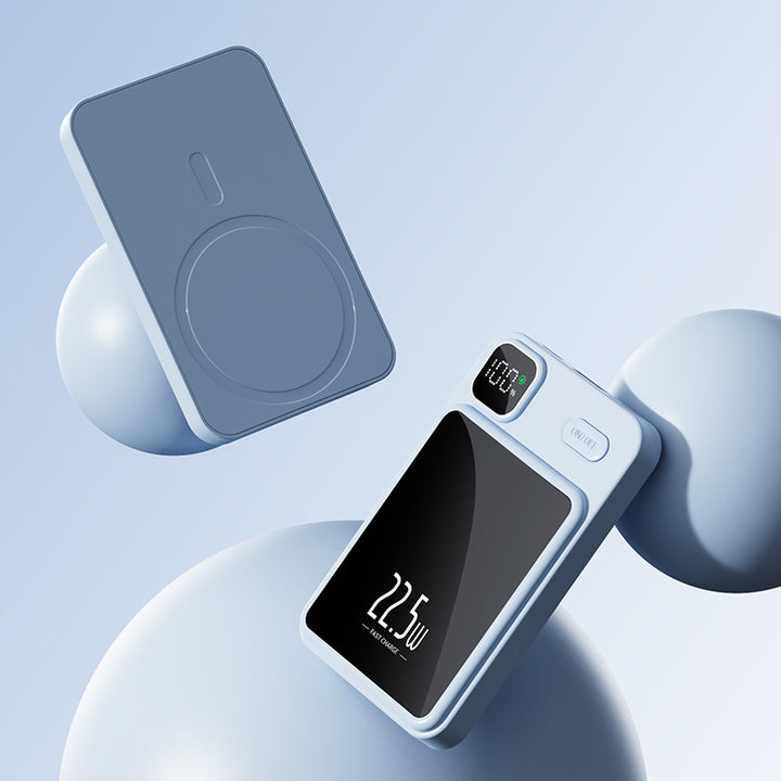 Portable power bank with wireless charging function and intelligent LED display Kalsten