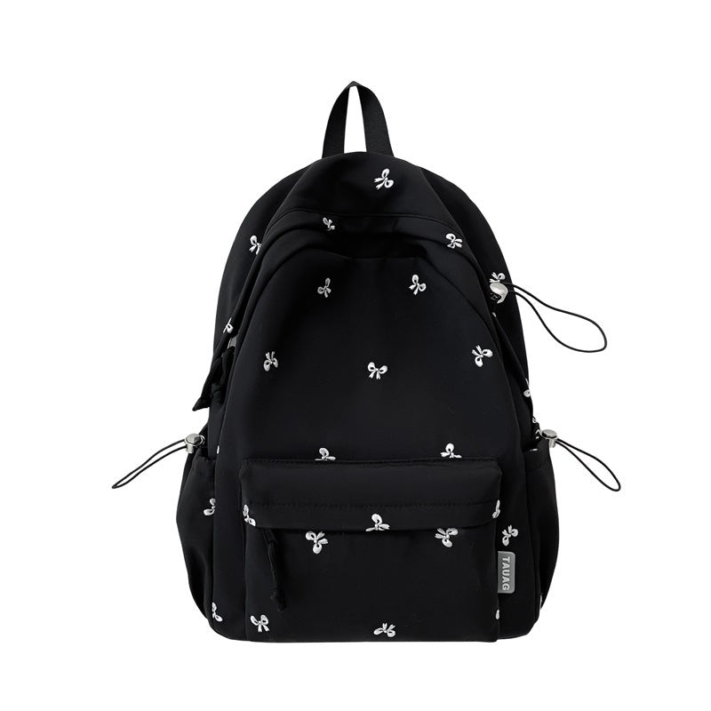 Floral Embroidered Daily Backpack Kalsten