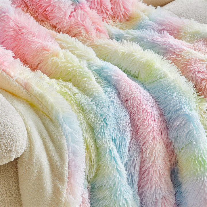 Luxurious Faux Fur Throw Blanket Kalsten