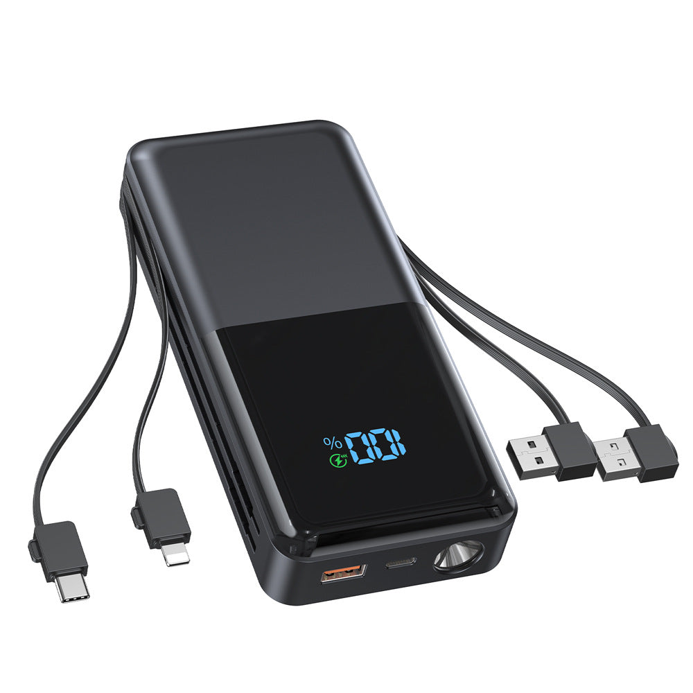 Portable power bank with integrated LED display and fast charging function Kalsten