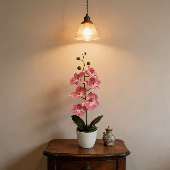 Premium Faux Orchid Plant Arrangement