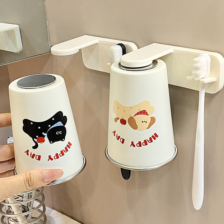 Stainless Steel Drinking Cup with Cheerful Dog Design Kalsten
