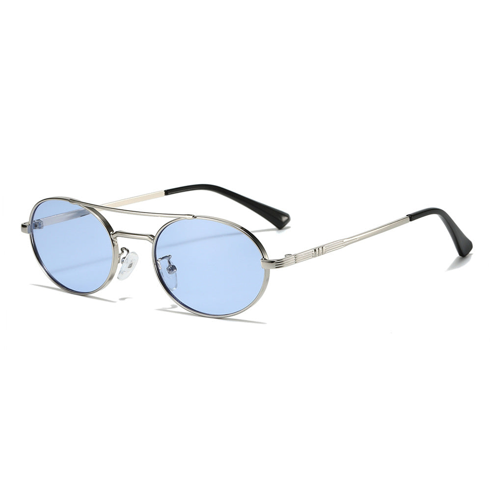 Women's Fashion Oval Sunglasses in Minimalist Design Kalsten