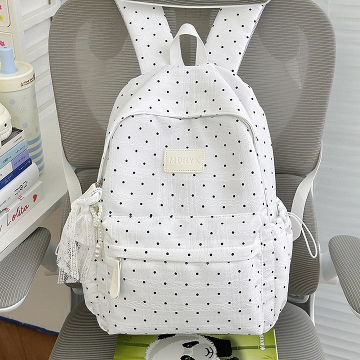 Compact Polka Dot Backpack Kalsten