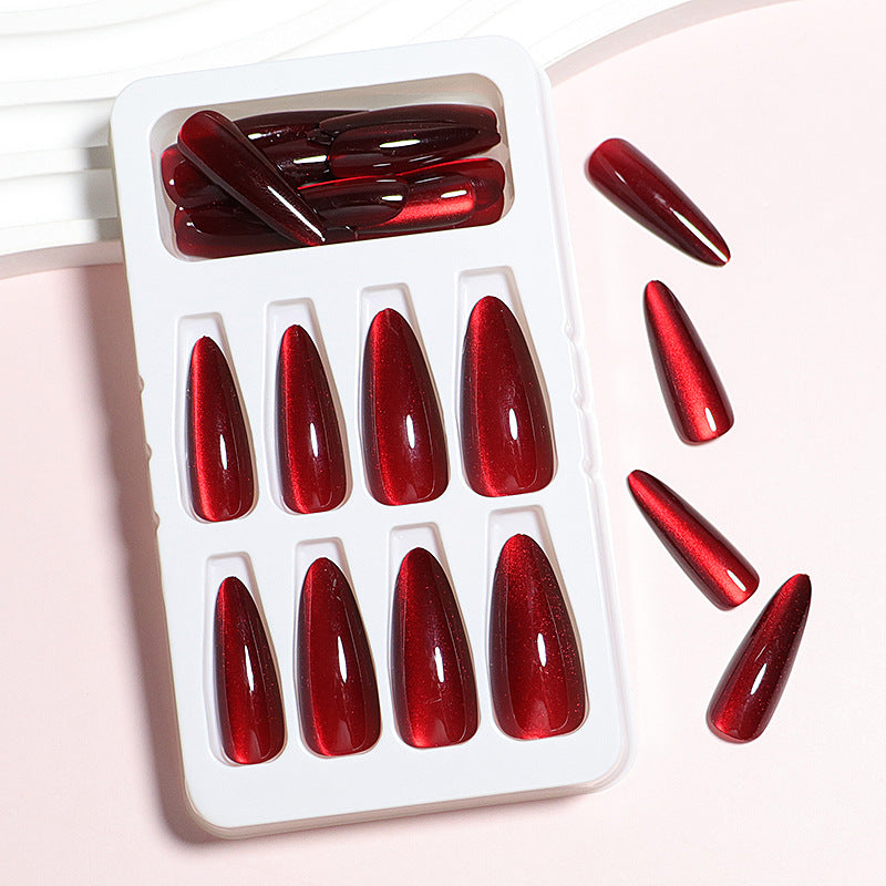 Stunning Glossy Press-On Nail Set Kalsten