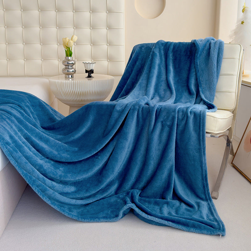 Cozy Microfiber Throw Blanket