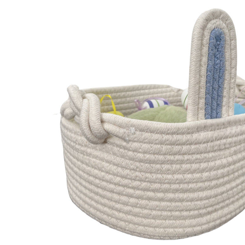 Ladies Playful Storage Basket with Bunny Ears Kalsten