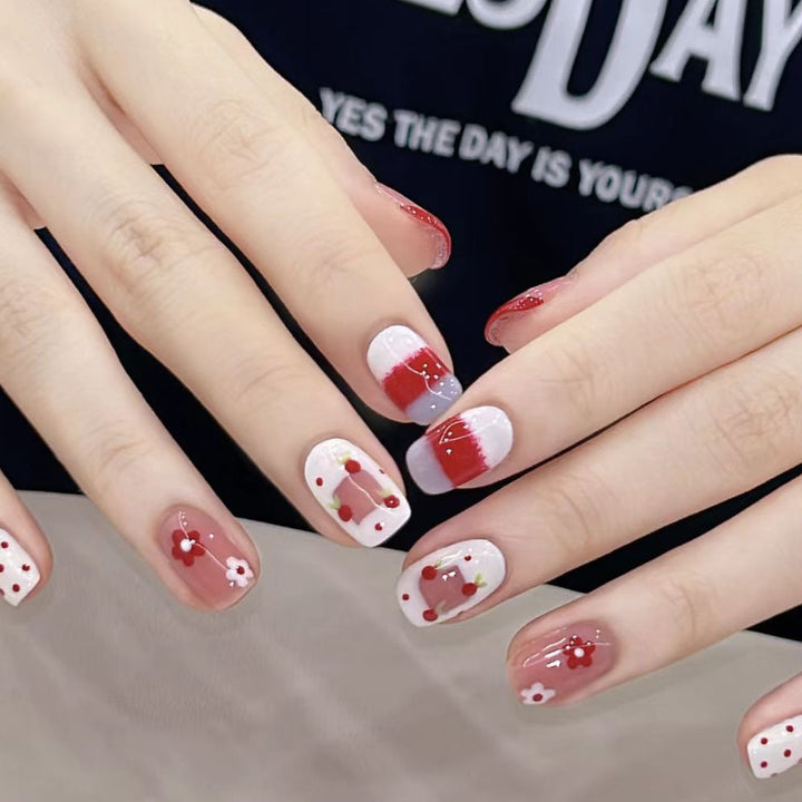 Artistic Decorative Press-On Nails Kalsten