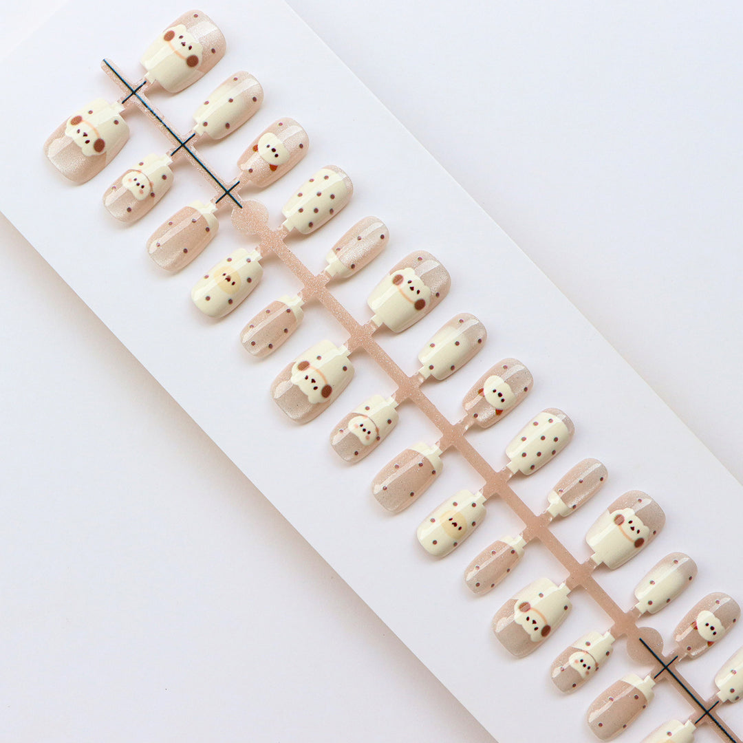 Cute Character-Inspired Press-On Nail Set