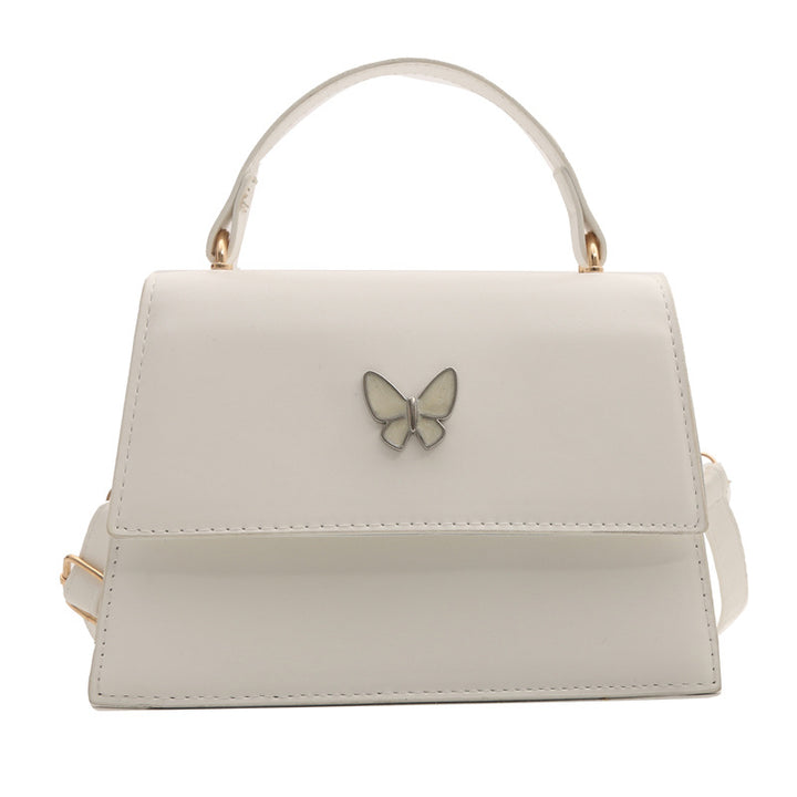 Butterfly-Embellished Handheld Bag