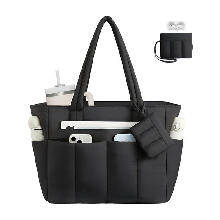 Multifunctional handbag with multiple compartments and insulating function Kalsten