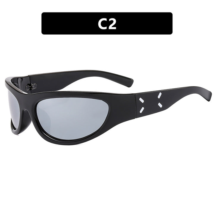Women's sports sunglasses with ergonomic design and polarized lenses Kalsten