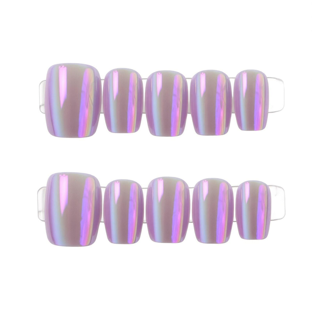 Elegant Glossy Press-On Nail Art Kalsten