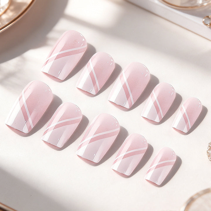 Elegantly Designed Geometric Nail Art Set Kalsten