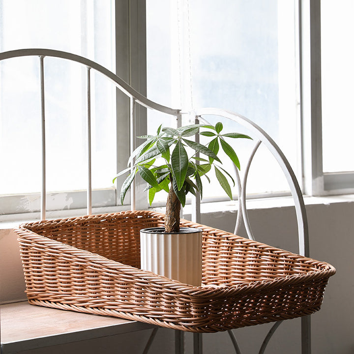 Unisex Portable Storage Box made of Woven Rattan Kalsten