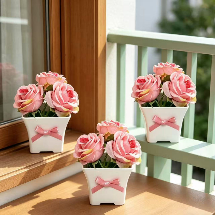 Decorative Rose Plant for Indoor Home Decor
