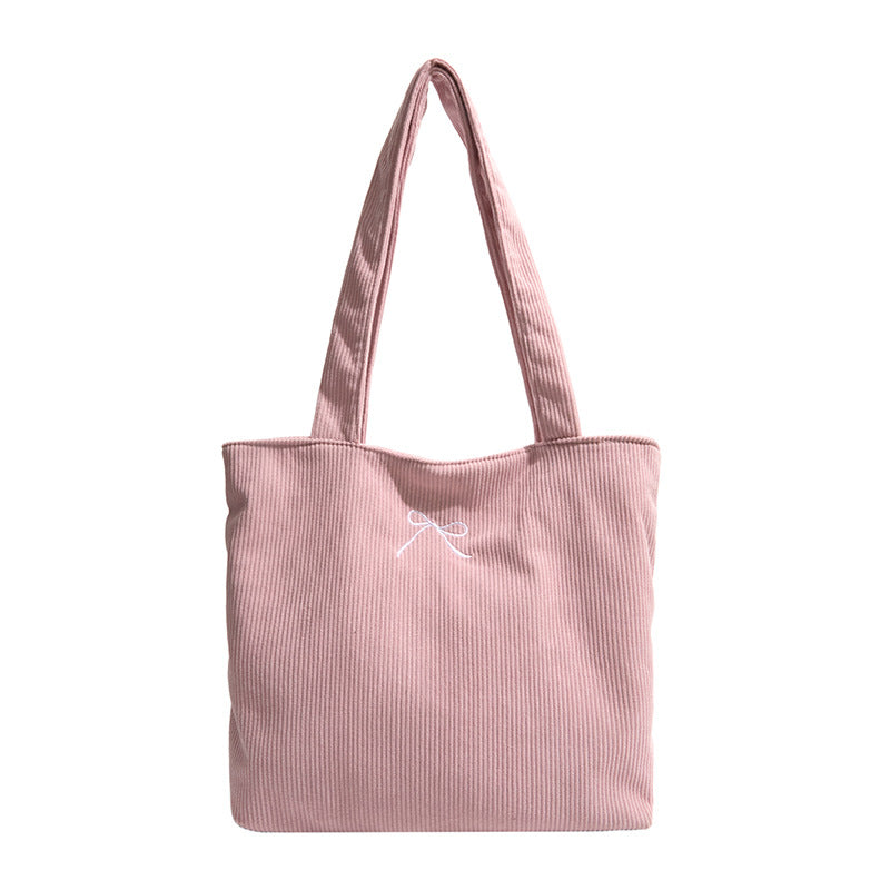 Casual Corduroy Tote