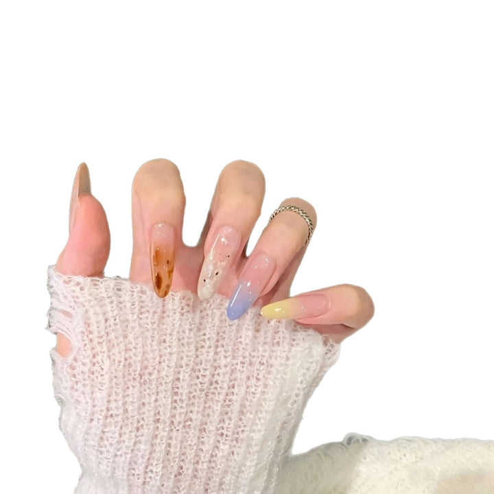 Trendy Artistic Stiletto Nail Enhancements