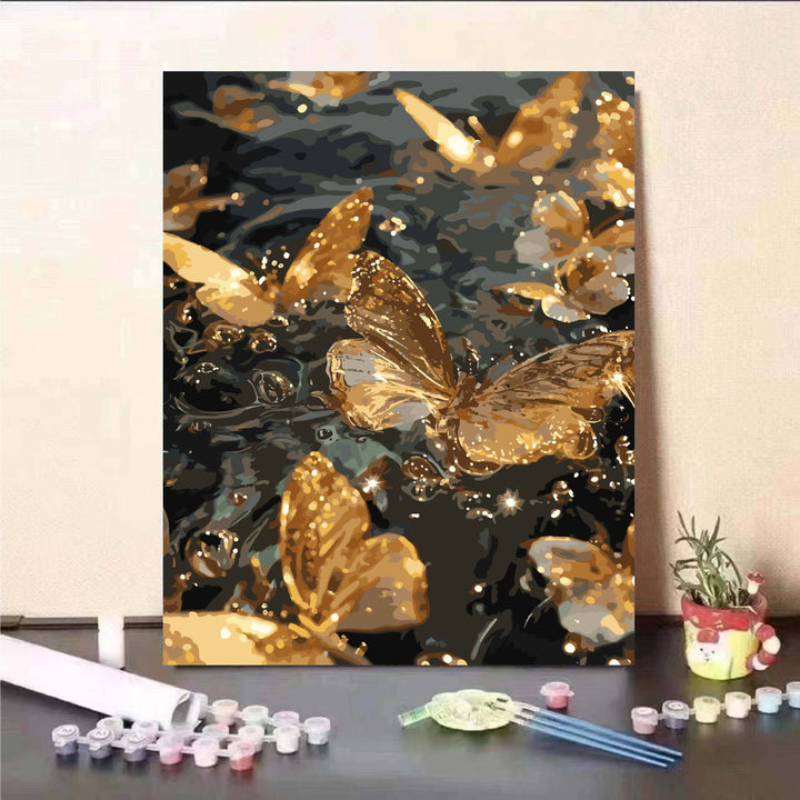 Floral Fantasy Paint by Numbers Wall Art Kalsten