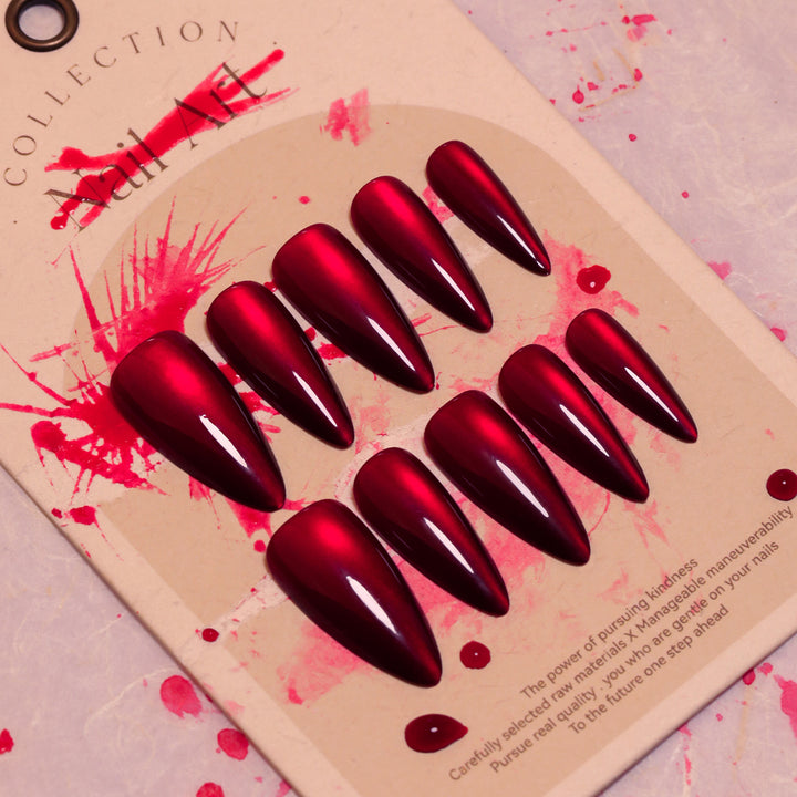 Glossy Stiletto Press-On Nail Set Kalsten
