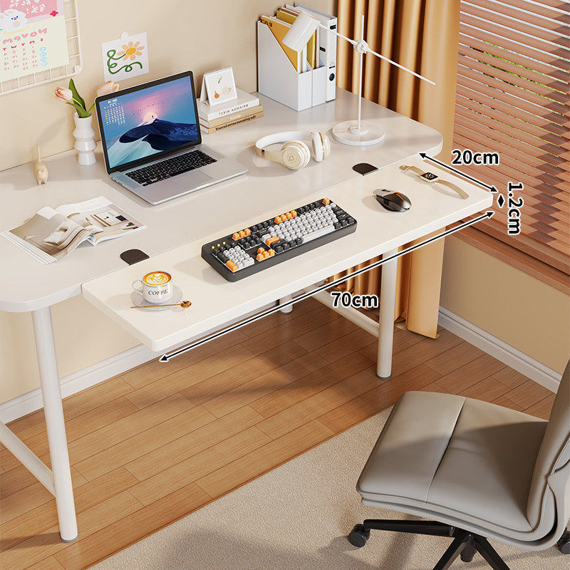 Long Under-Desk Pull-Out Sliding Keyboard and Work Surface Shelf