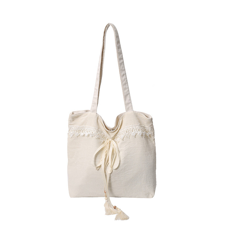 Chic Embroidered Shoulder Tote Bag Kalsten