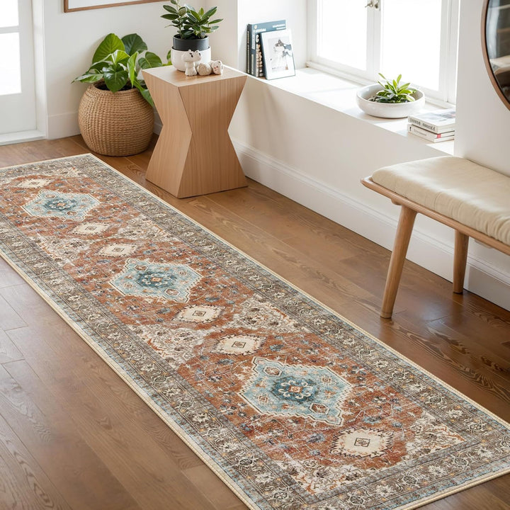 Vintage-Inspired Runner Rug