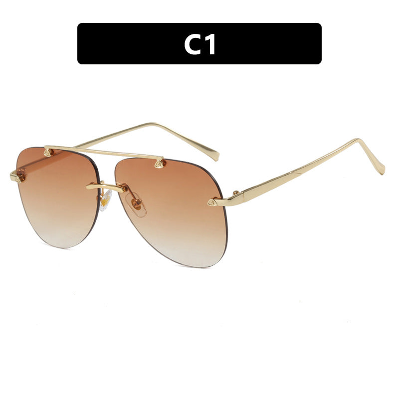 Women's elegant pilot sunglasses with UV protection and reflective lenses Kalsten