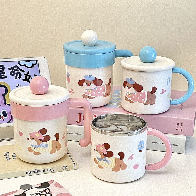 Coffee mug with playful dog design Kalsten