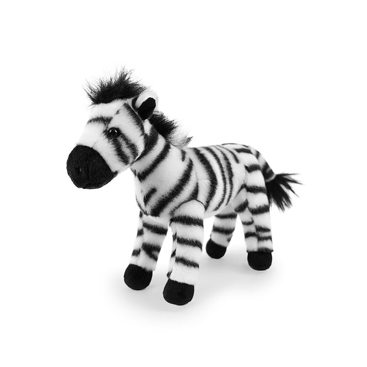 Plush Zebra Stuffed Animal with Soft Striped Fur and Realistic Mane Kalsten